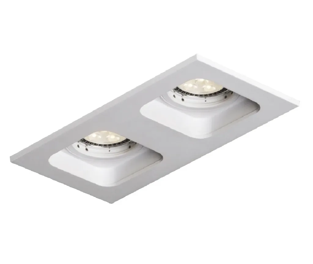Mistic DOUBLE QUAD QR111 Matt White – oprawa podtynkowa, widok 2