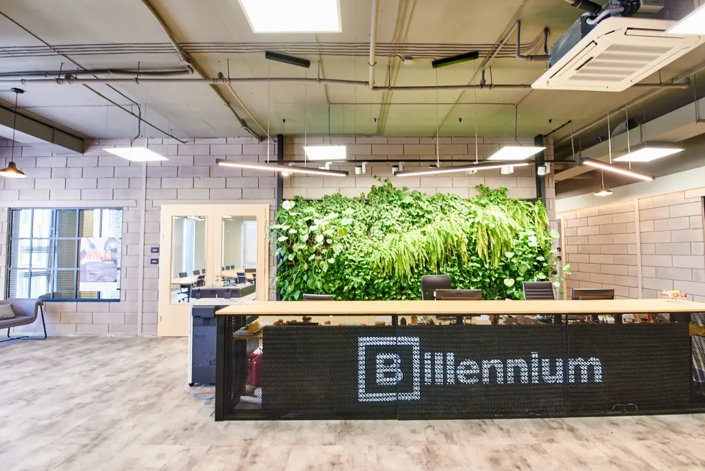Biuro BILLENNIUM Lublin – oświetlenie Mistic Lighting