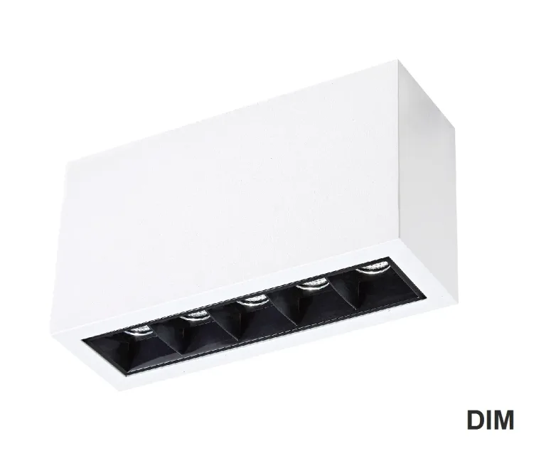 Mistic ICON 5x2W DIM Matt White/Black – oprawa natynkowa LED Mistic Lighting