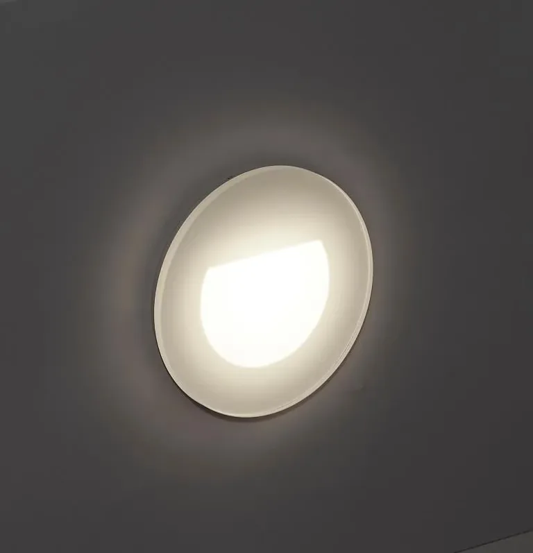 Mistic DOT R Glass/White – oprawa podtynkowa LED Mistic Lighting