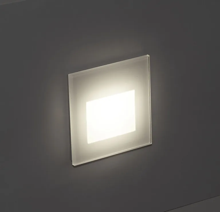 Mistic DOT SQ Glass/White – oprawa podtynkowa LED Mistic Lighting