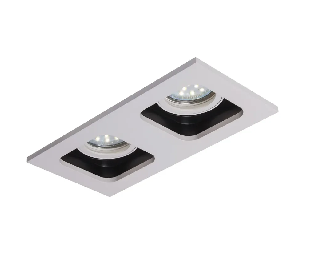 Mistic DOUBLE miniQUAD MR16 Matt White – oprawa podtynkowa LED Mistic Lighting