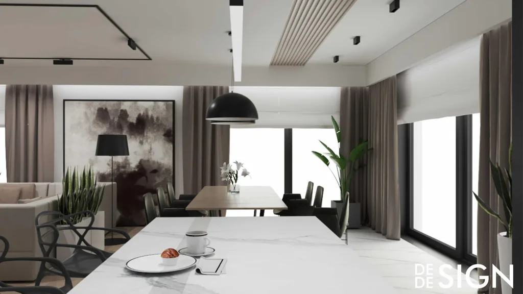 Projekt wnętrza domu jednorodzinnego – oświetlenie Mistic Lighting, zdjęcie 2