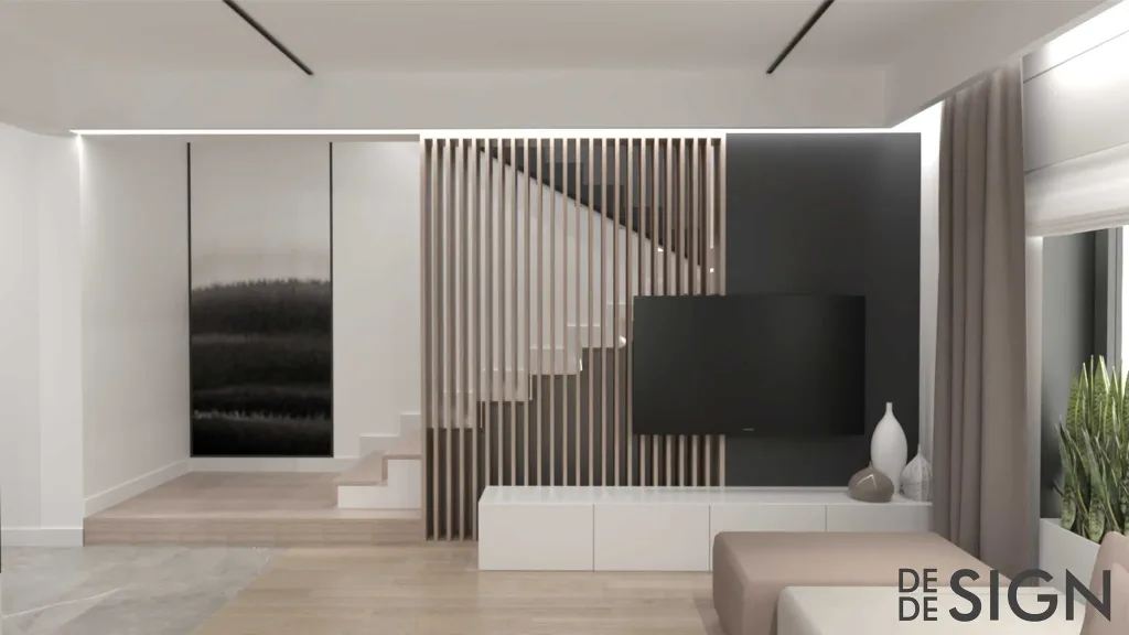 Projekt wnętrza domu jednorodzinnego – oświetlenie Mistic Lighting, zdjęcie 3