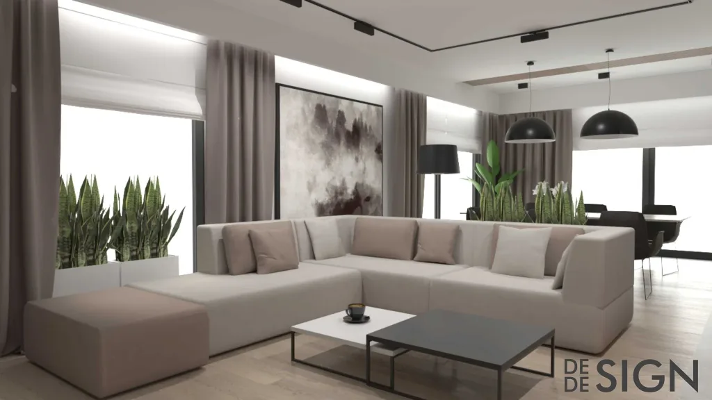 Projekt wnętrza domu jednorodzinnego – oświetlenie Mistic Lighting, zdjęcie 6