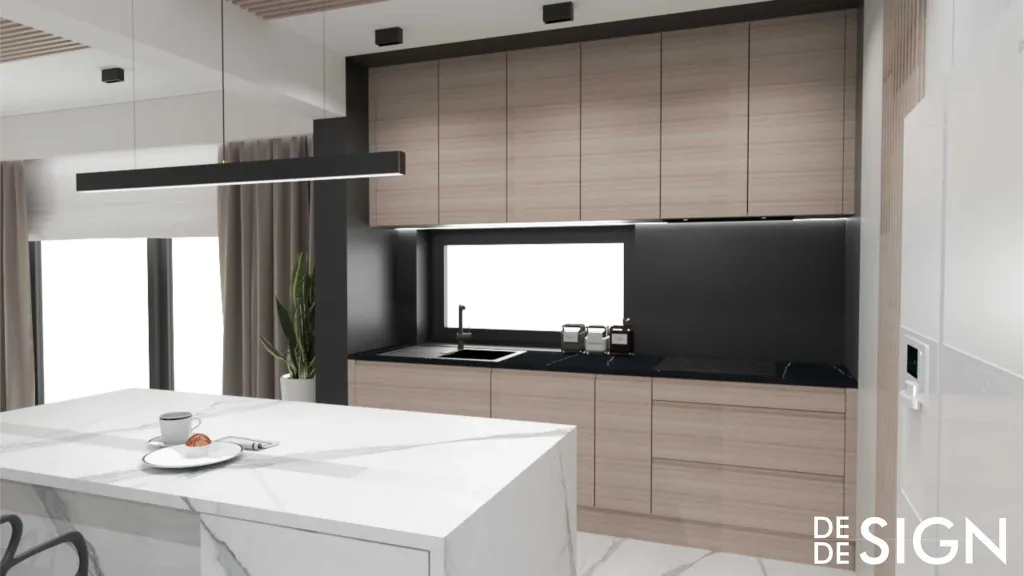 Projekt wnętrza domu jednorodzinnego – oświetlenie Mistic Lighting, zdjęcie 8