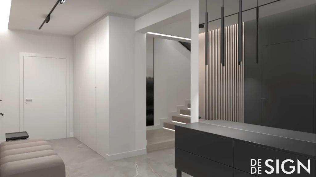 Projekt wnętrza domu jednorodzinnego – oświetlenie Mistic Lighting, zdjęcie 9